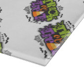 Halloween Cutting Board/Trick oder Treff Schneidebrett (Ecke)