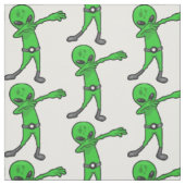 Halloween-Dabbing-Alien Stoff (Muster)
