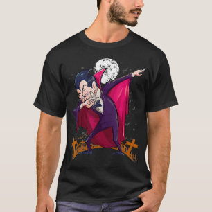 Halloween Dabbing Dracula Dab Vampir Lustig Einfac T-Shirt
