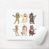 Halloween Dabbing Flossenteam Geschenk für Dab Flo Mousepad (Mit Mouse)