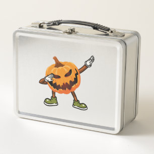 Halloween Dabbing Kürbis Halloween Metall Brotdose