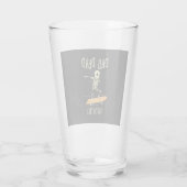 Halloween Dabbing Skatestyle Glas (Rückseite)