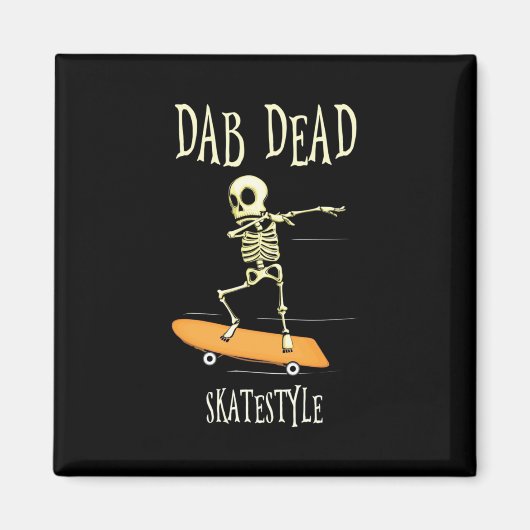 Halloween Dabbing Skatestyle Magnet (Vorne)