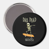 Halloween Dabbing Skatestyle Magnet (Vorderseite/Rückseite)