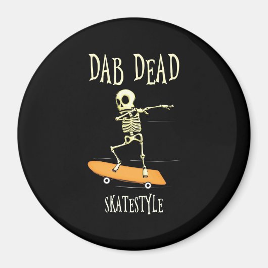 Halloween Dabbing Skatestyle Magnet (Vorne)