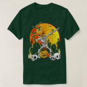 Halloween Dabbing Skeleton Jack O' Lantern Boys Ki T-Shirt (Design vorne)