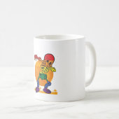 Halloween Dabbing Skeleton Kostüm LGBT Kaffeetasse (VorderseiteRechts)