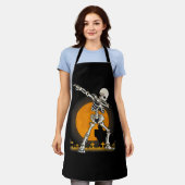Halloween Dabbing Skelettkostüm Schürze (Getragen)