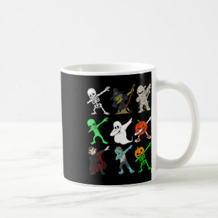Halloween Dabbing Skeletton Hexen und Monster Boys Kaffeetasse