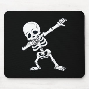 Halloween Dabbing Skeletts Boys Girls Kids Dab Mousepad