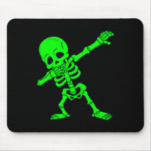 Halloween Dabbing Skeletts Boys Girls Kinder ab 1 Mousepad