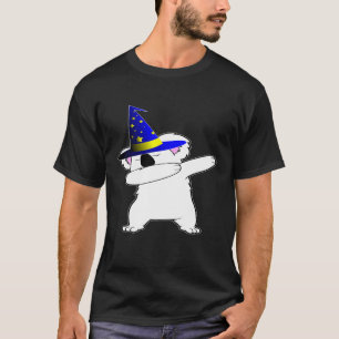 Halloween Dabbing Wizard Koala Bar Magic Hexe Ha T-Shirt