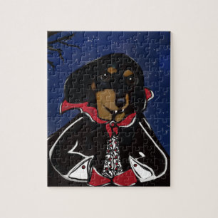 Halloween Dachshund Puzzle