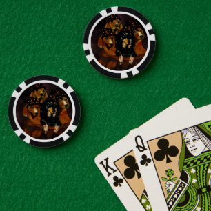 Halloween Dachshunde Pokerchips