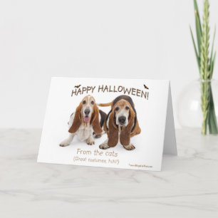 Halloween-Dachshundkarte Karte