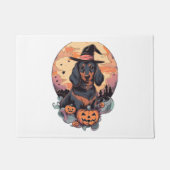 Halloween-Dackel Fußmatte (Vorderseite)