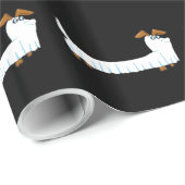 Halloween-Dackel Geschenkpapier (Rolleneckpunkt)