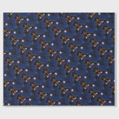 Halloween-Dackel Geschenkpapier (Flach)
