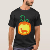 Halloween Dackel Hund Dackel Halloween Lanter T-Shirt (Vorderseite)