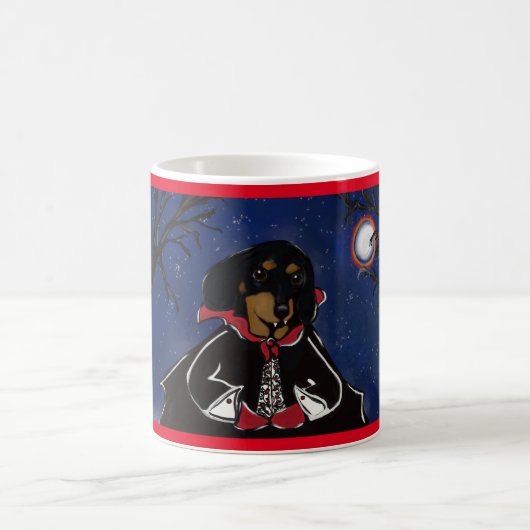 Halloween-Dackel Kaffeetasse (Mittel)