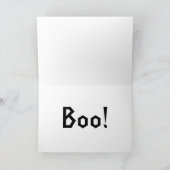 Halloween-Dackel Karte (Innenseite)