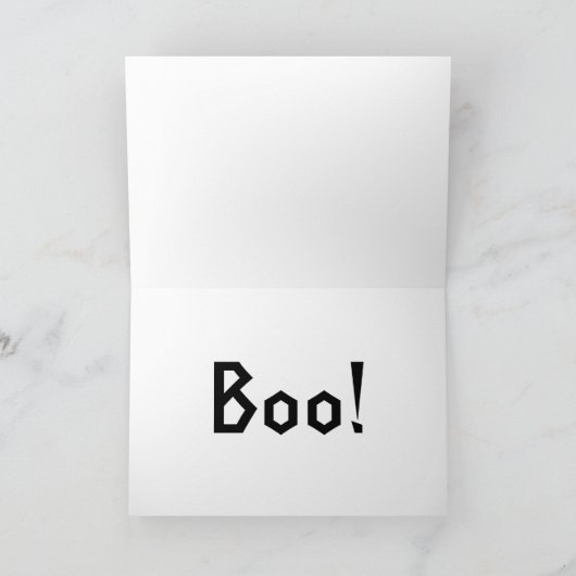 Halloween-Dackel Karte (Innenseite)