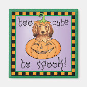 Halloween-Dackel Magnet (Vorne)