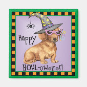 Halloween-Dackel Magnet (Vorne)