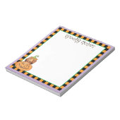 Halloween-Dackel Notizblock (Rotiert)