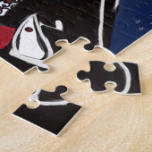 Halloween-Dackel Puzzle (Seite)