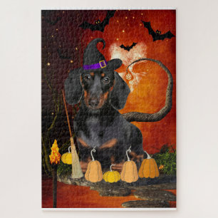 Halloween-Dackel Puzzle