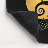 Halloween Dackel Würstchen Dackel Moonshine Sausag Mousepad (Ecke)