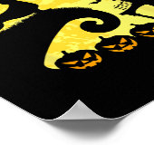 Halloween Dackel Würstchen Dackel Moonshine Sausag Poster (Ecke)