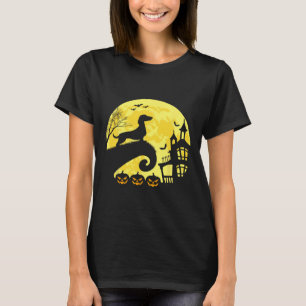 Halloween Dackel Würstchen Dackel Moonshine Sausag T-Shirt