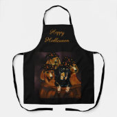 Halloween-Dackeln Schürze (Vorderseite)