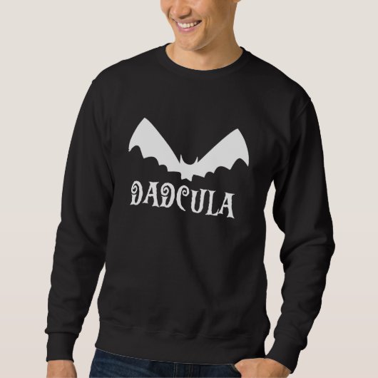 Halloween Dadcula Vampire Extravagantes Kleid Sweatshirt (Vorderseite)