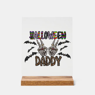 Halloween Daddy Acrylschild