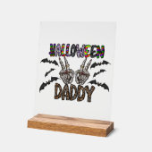 Halloween Daddy Acrylschild (Winkel)