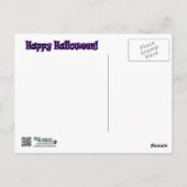 Halloween - Dalmatiner - Bindestrich Postkarte (Rückseite)