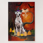 Halloween Dalmatiner Dog Puzzle (Vertikal)
