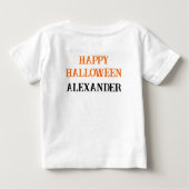 Halloween Dalmatiner Dog Trick oder Tree Baby T-shirt (Rückseite)