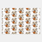 Halloween Dalmatiner Dog Trick oder Tree Geschenkpapier Set (Vorderseite)