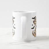 Halloween Dalmatiner Dog Trick oder Tree Jumbo-Tasse (Rückseite)