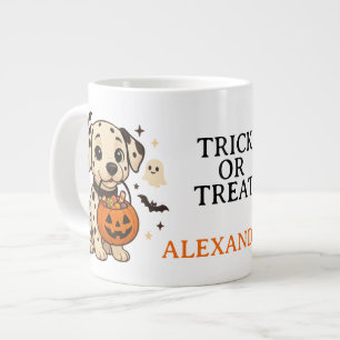 Halloween Dalmatiner Dog Trick oder Tree Jumbo-Tasse