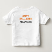 Halloween Dalmatiner Dog Trick oder Tree Kleinkind T-shirt (Rückseite)
