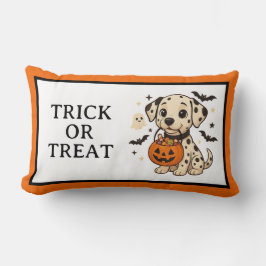 Halloween Dalmatiner Dog Trick oder Tree Lendenkissen