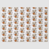 Halloween Dalmatiner Dog Trick oder Tree Seidenpapier (Vorderseite)