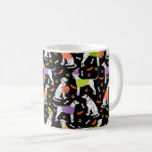 Halloween-Dalmatiner Kaffeetasse (VorderseiteRechts)