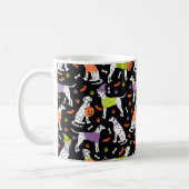 Halloween-Dalmatiner Kaffeetasse (Links)