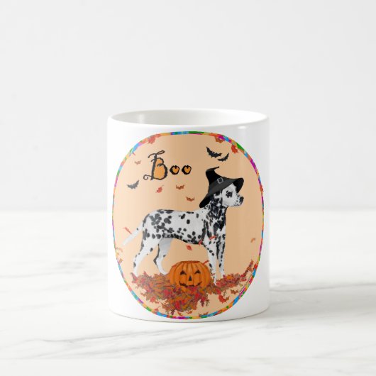 Halloween-Dalmatiner Kaffeetasse (Mittel)